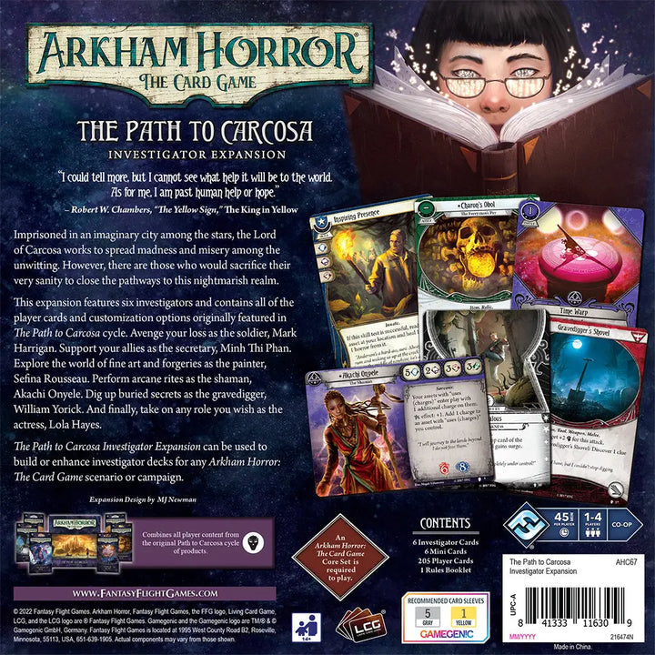 Arkham Horror: The Card Game - The Path to Carcosa - Investigator Expansion (EN) - Fantasy Flight Games - Card Games