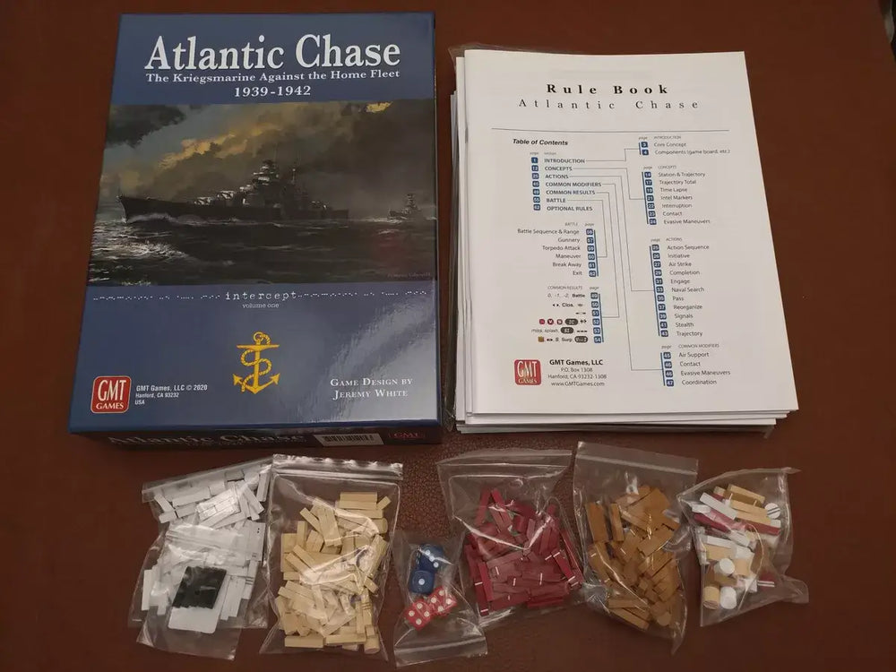 Atlantic Chase: The Kriegsmarine Against the Home Fleet 1939-1942 (EN) - GMT Games - Board Games