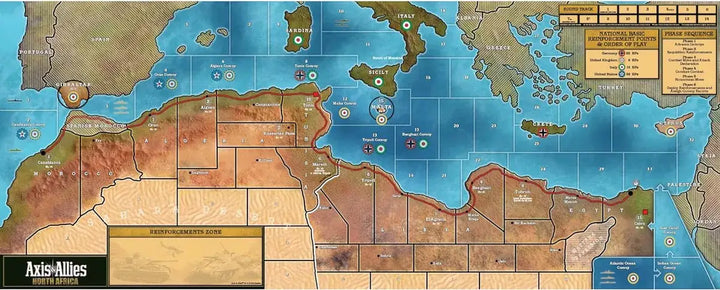 Axis & Allies: North Africa (EN) - Renegade Game Studios - Board Games