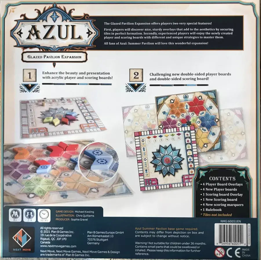 Azul: Summer Pavilion - Glazed Pavilion (EN) - Plan B Games - Board Games