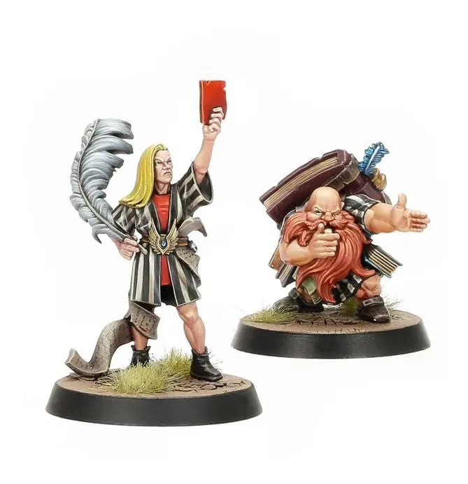 Blood Bowl: Elf and Dwarf Biased Referees - Games Workshop - Miniature Games