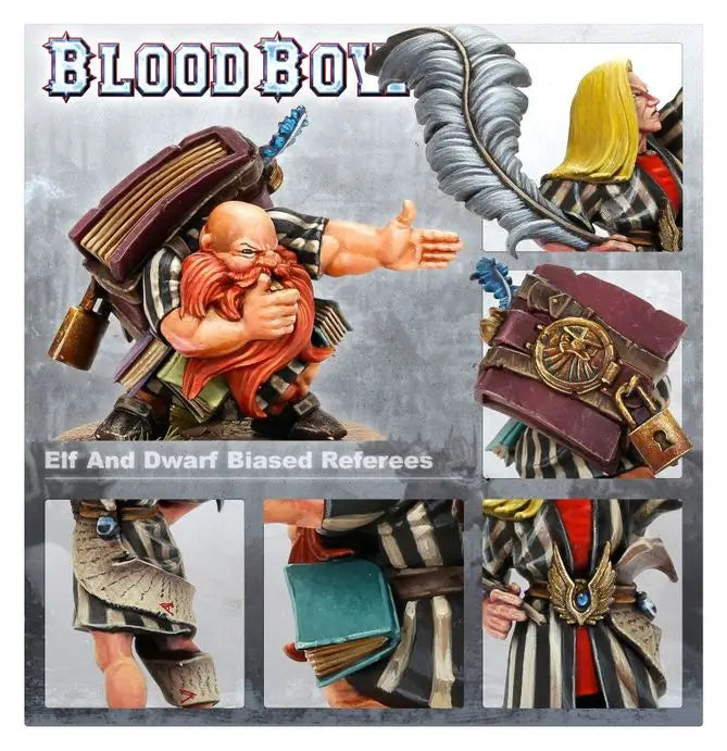 Blood Bowl: Elf and Dwarf Biased Referees - Games Workshop - Miniature Games