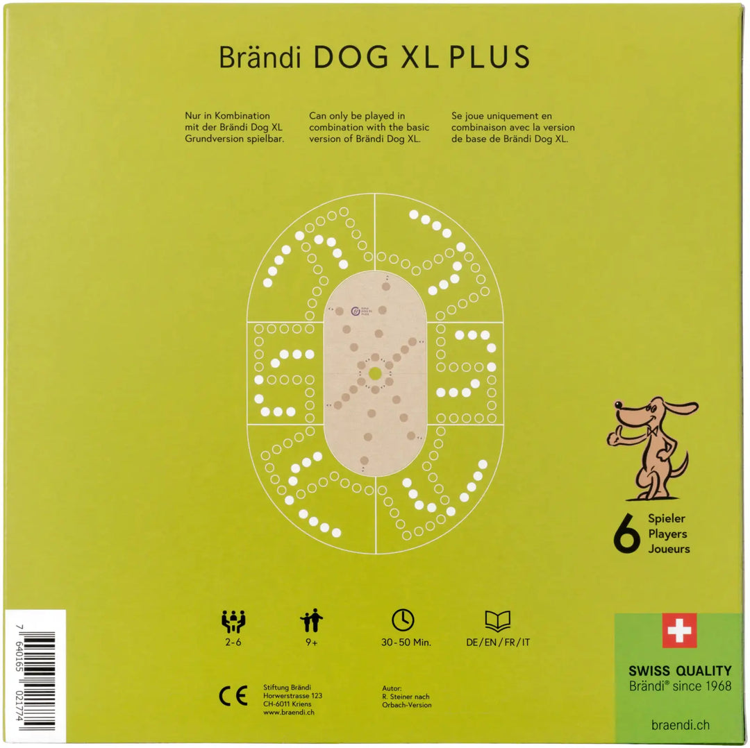 Brändi Dog XL Plus 6 players - Brändi - Board Games