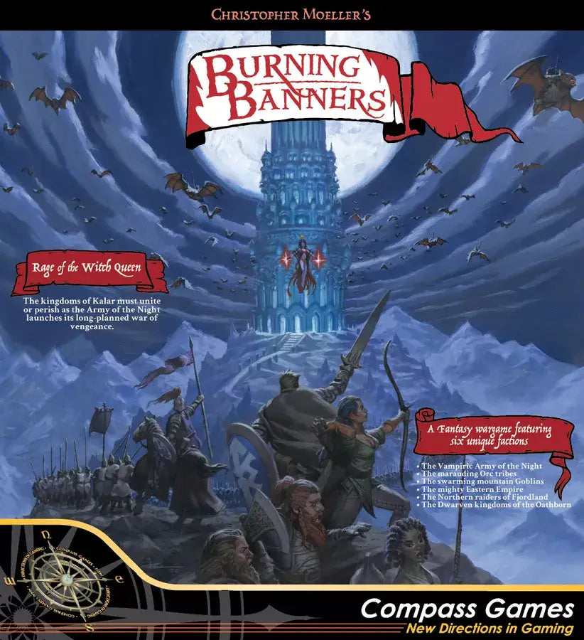 Burning Banners: Rage of the Witch Queen - Compass Games - Board Games