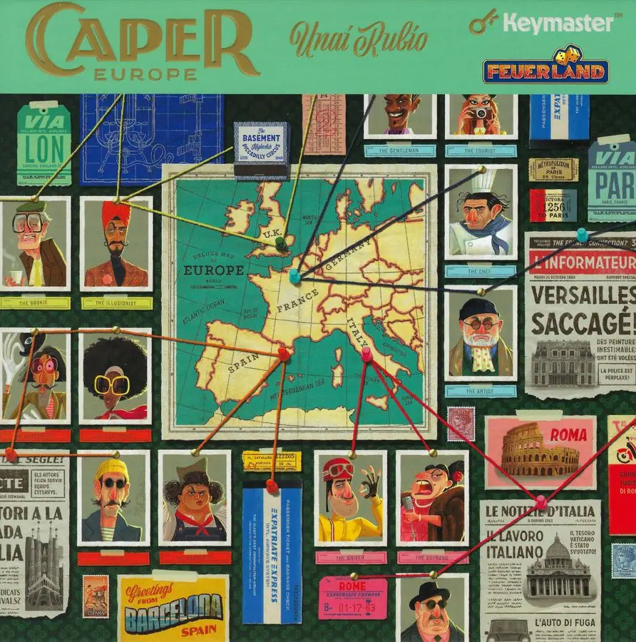 Caper: Europe (DE) - Feuerland Spiele - Board Games