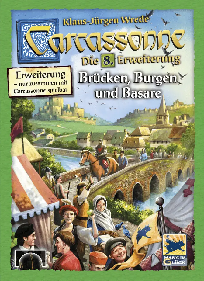 Carcassonne: Brücken Burgen & Basare (DE) - Hans im Glück - Board Games