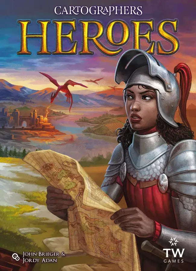 Cartographers Heroes (EN) - Thunderworks Games - Board Games