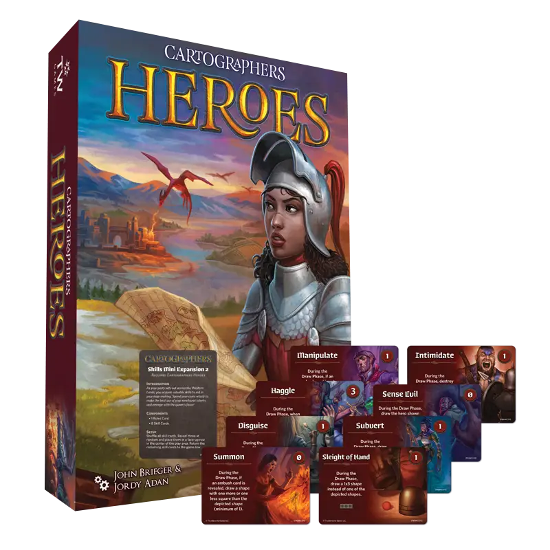 Cartographers Heroes (EN) - Thunderworks Games - Board Games