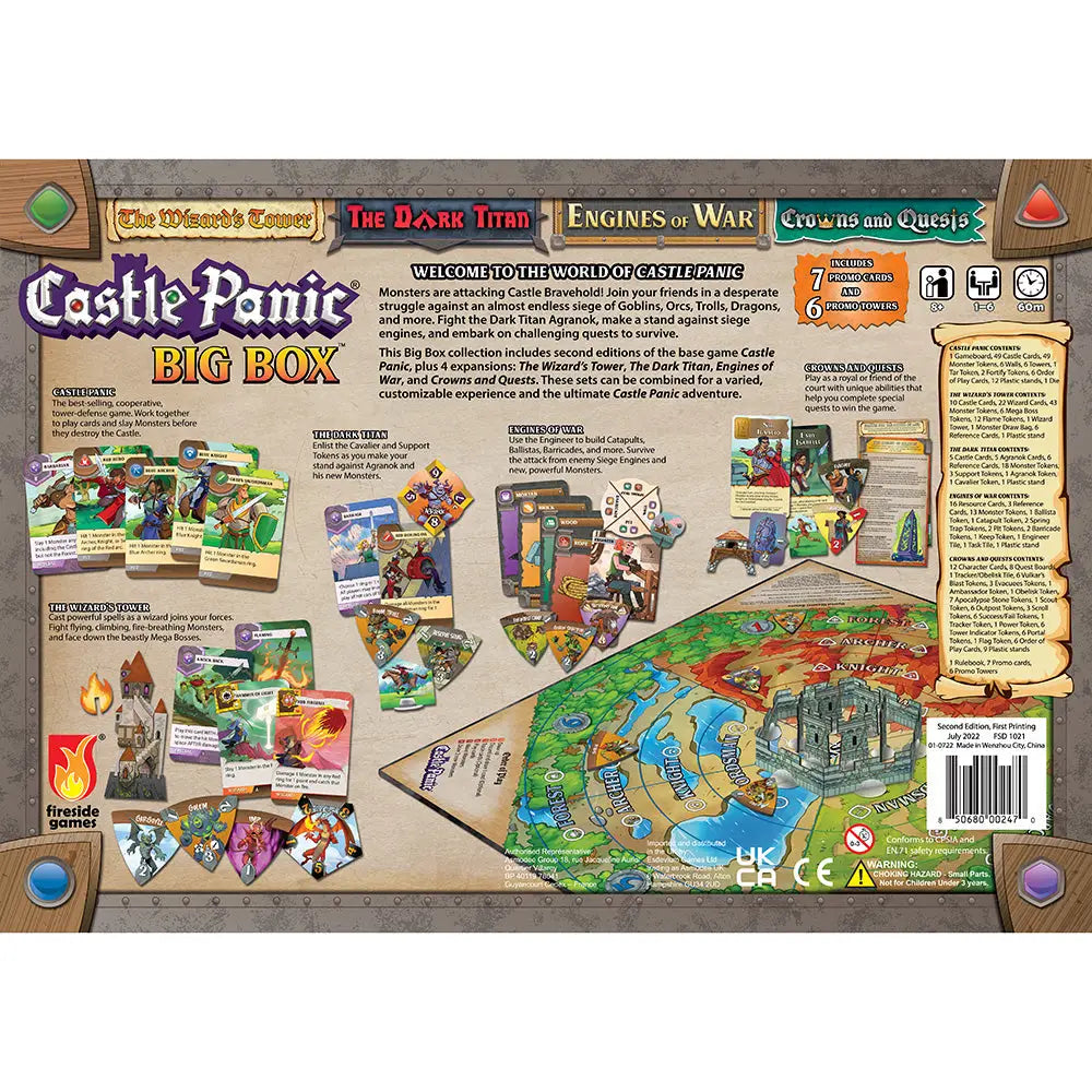 Castle Panic: Big Box 2nd Edition (EN) - Fireside Games - Board Games