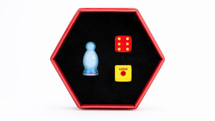 Catan: Premium Robber & Metal Dice Set - Opalite - FanRoll - Accessories