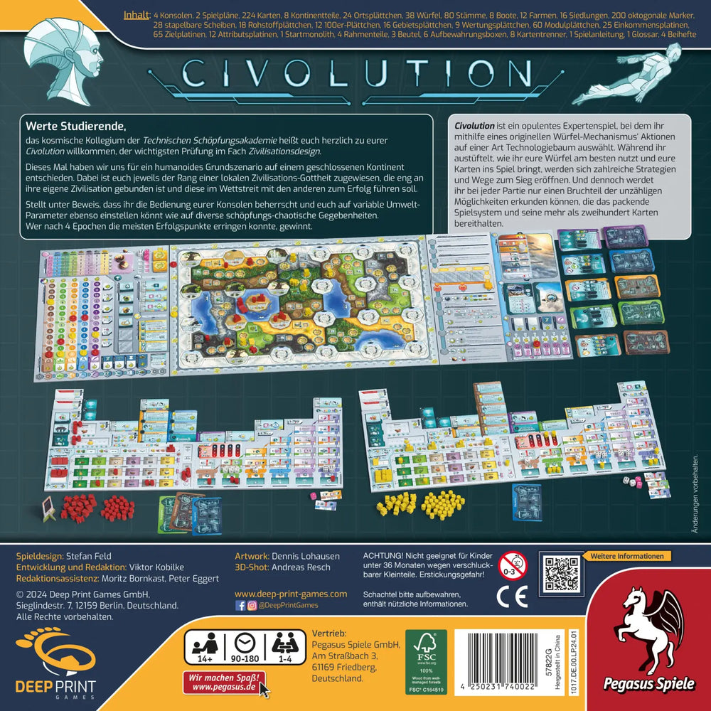 Civolution (DE) - Deep Print Games - Board Games