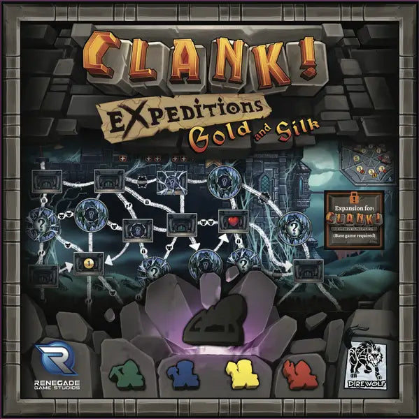 Clank! Expeditions Gold and Silk (EN) - Dire Wolf - Board Games