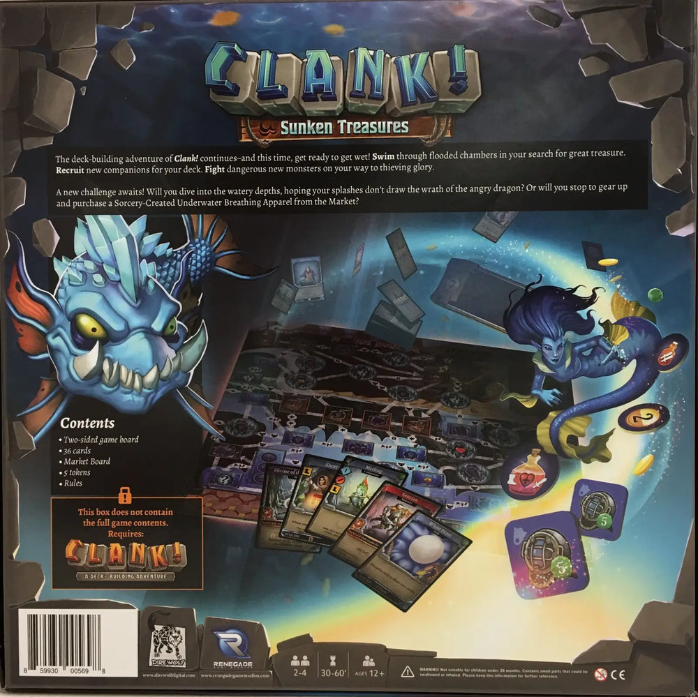 Clank! Sunken Treasures (EN) - Dire Wolf - Board Games