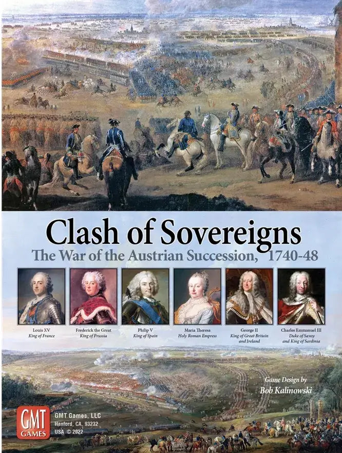 Clash of Sovereigns (EN) - GMT Games - Board Games