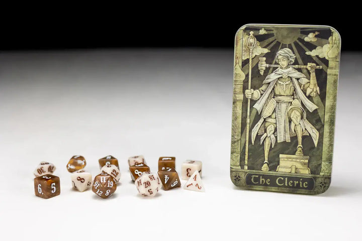 Class-Specific Dice Set: Cleric (Pathfinder & 5E) - Beadle & Grimm - Accessories