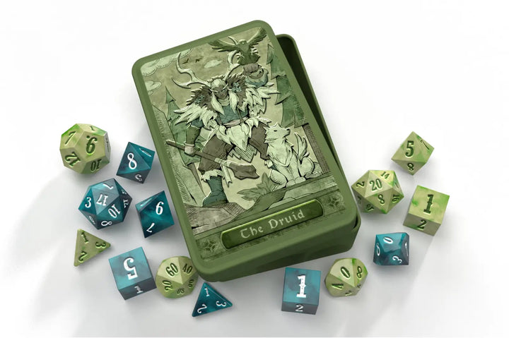 Class-Specific Dice Set: Druid (Pathfinder & 5E) - Beadle & Grimm - Accessories