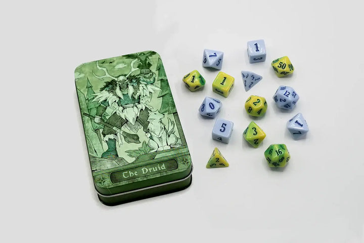 Class-Specific Dice Set: Druid (Pathfinder & 5E) - Beadle & Grimm - Accessories