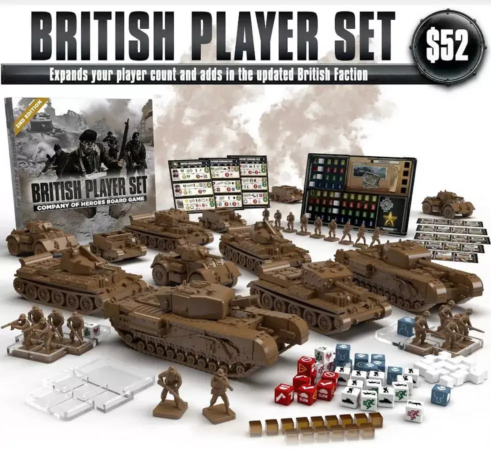 Company of Heroes: 2nd Edition - British Player Set (EN) - Bad Crow Games - Board Games