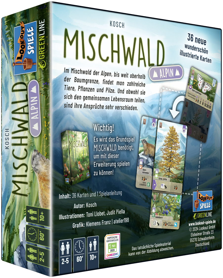 Mischwald: Alpin (DE) - Lookout Spiele - Board Games