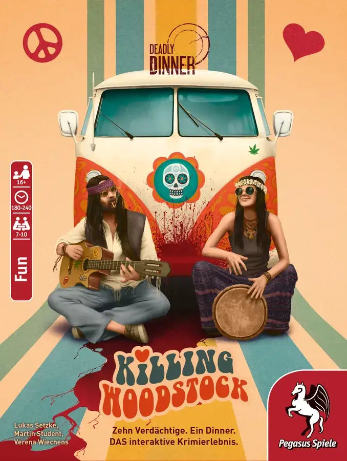 Deadly Dinner: Killing Woodstock (DE) - Pegasus Spiele - Board Games