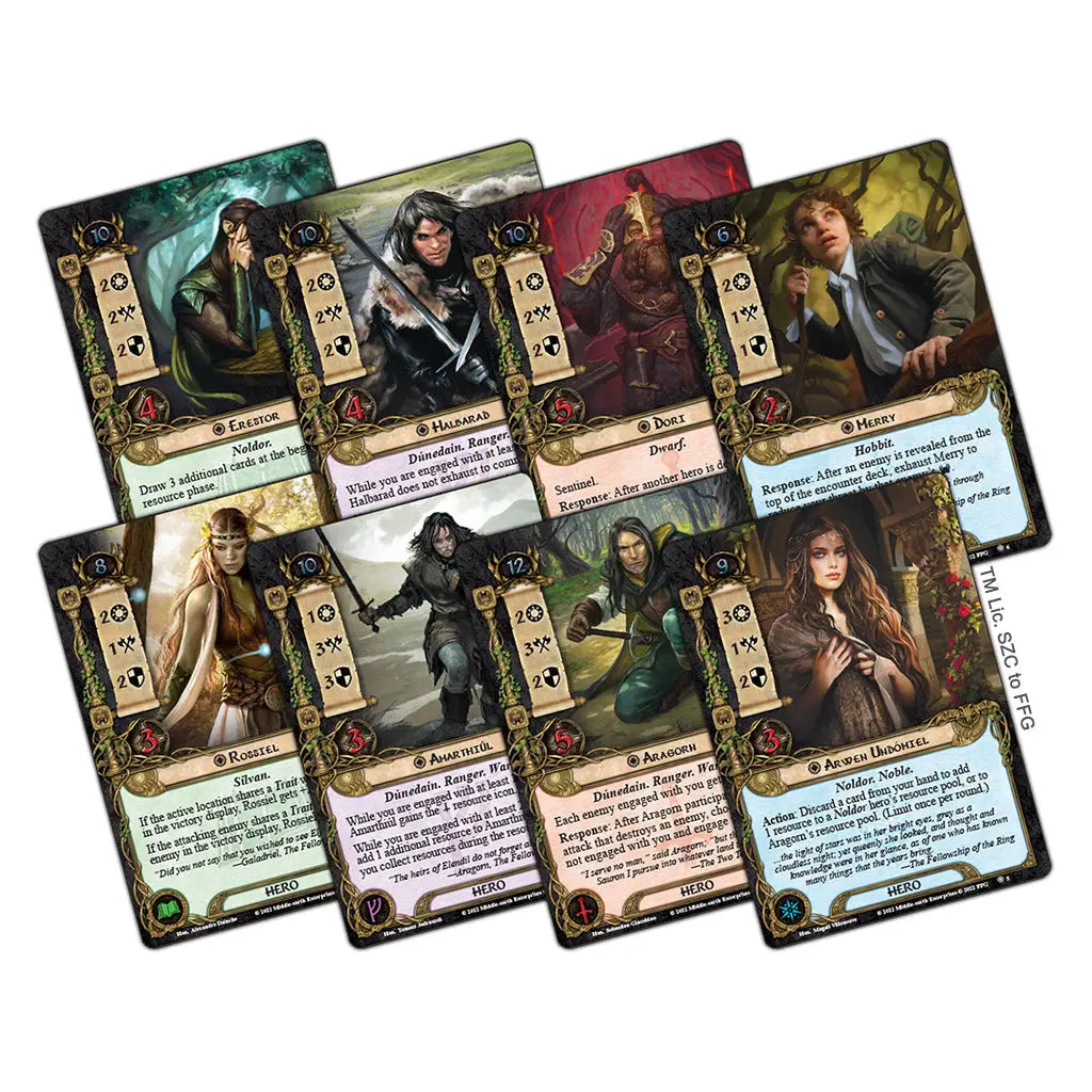 Der Herr der Ringe: Das Kartenspiel - Angmar Erwacht Helden (DE) - Fantasy Flight Games - Card Games