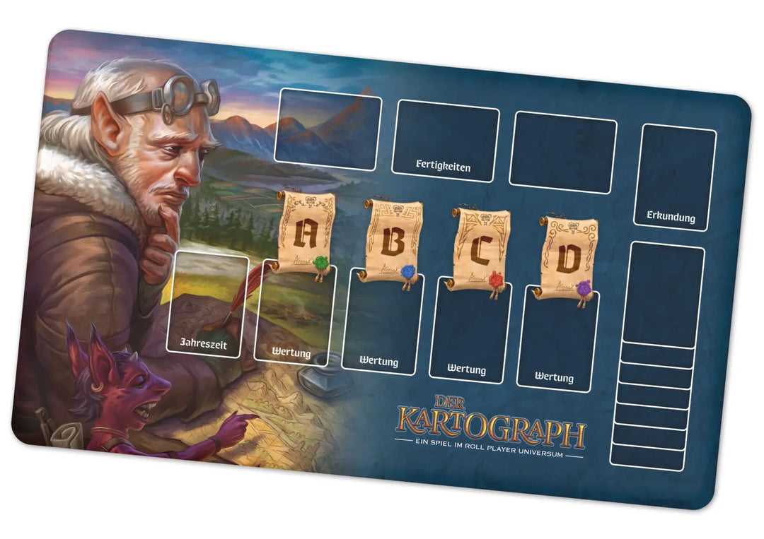 Der Kartograph: Spielmatte (DE) - Pegasus Spiele - Board Games