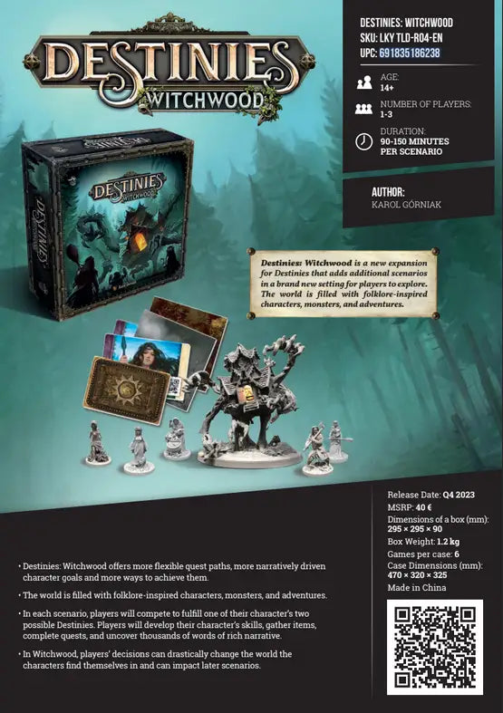 Destinies: Witchwood (EN) - Lucky Duck Games - Board Games