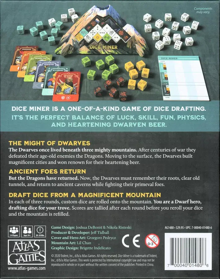 Dice Miner (EN) - Atlas Games - Board Games