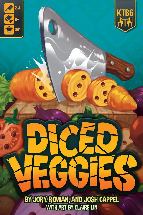 Diced Veggies (EN) - Kids Table Board Gaming - Board Game