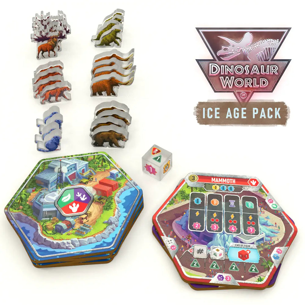 Dinosaur World: Ice Age Pack Kickstarter Edition (EN) - Pandasaurus Games - Board Games