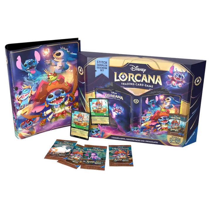 Disney Lorcana: Azurblaues Meer - Stitch - Gift Set (DE) - Ravensburger - Card Games