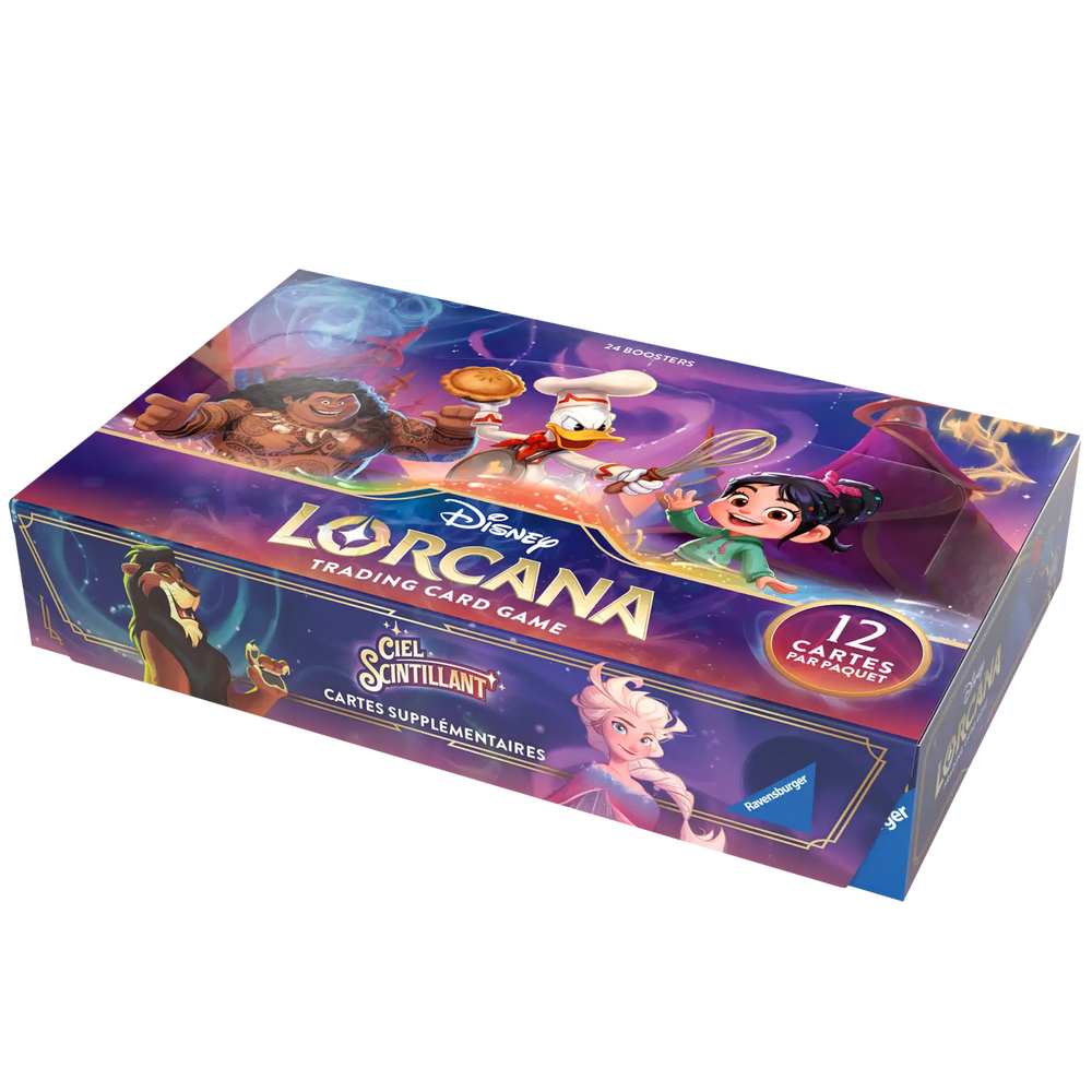 Disney Lorcana: Ciel Scintillant - Booster Display (24 Booster) (FR) - Ravensburger - Card Games