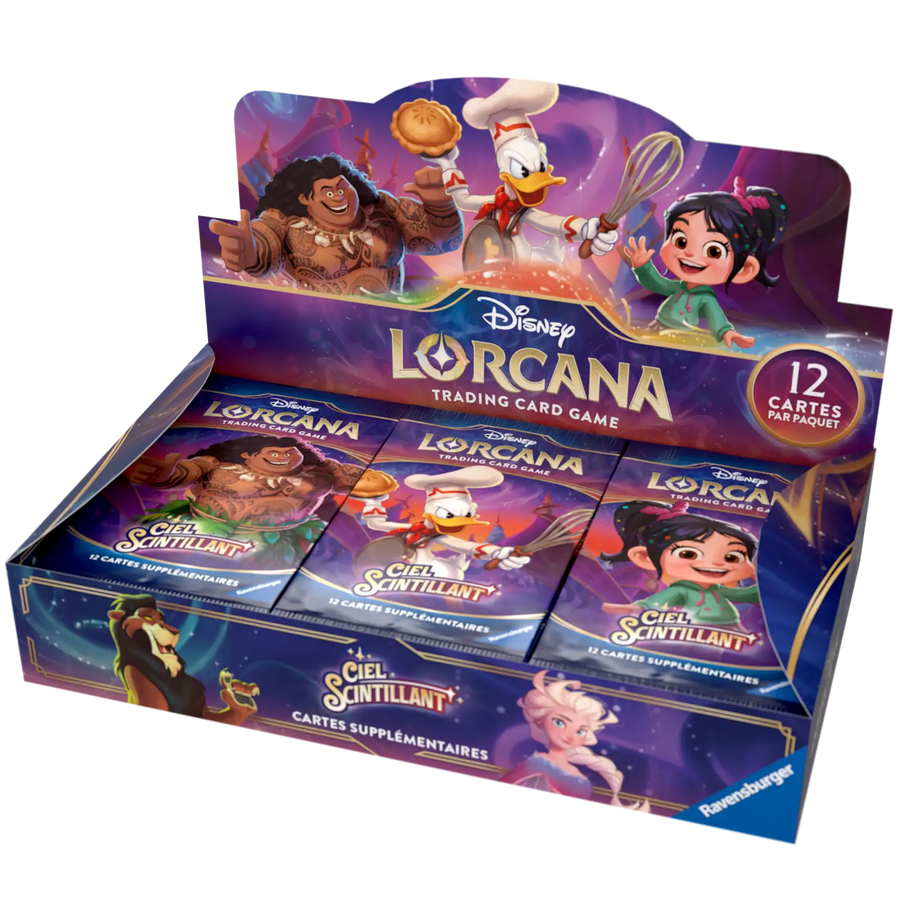 Disney Lorcana: Ciel Scintillant - Booster Display (24 Booster) (FR) - Ravensburger - Card Games