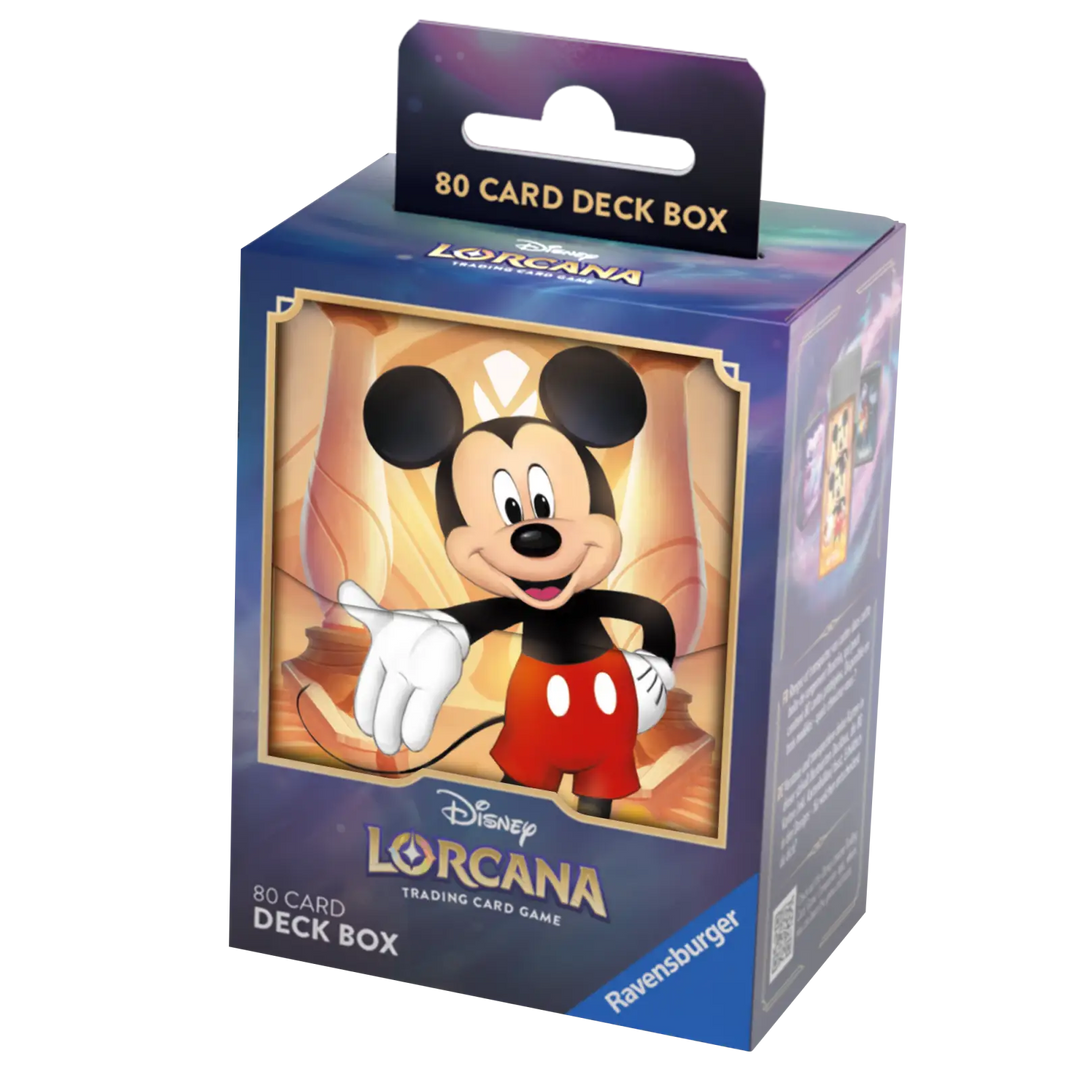 Disney Lorcana: Deck Box - Mickey Mouse - Ravensburger - Card Games