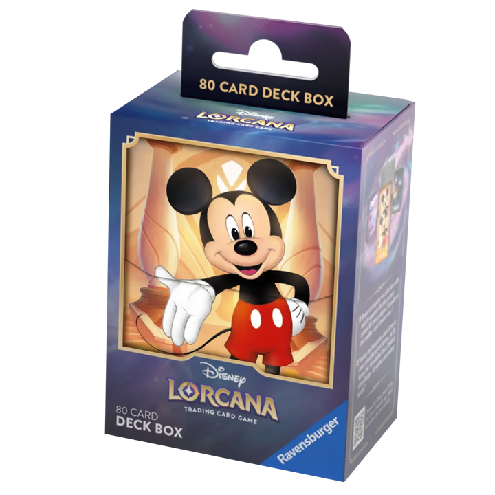 Disney Lorcana: Deck Box - Mickey Mouse - Ravensburger - Card Games