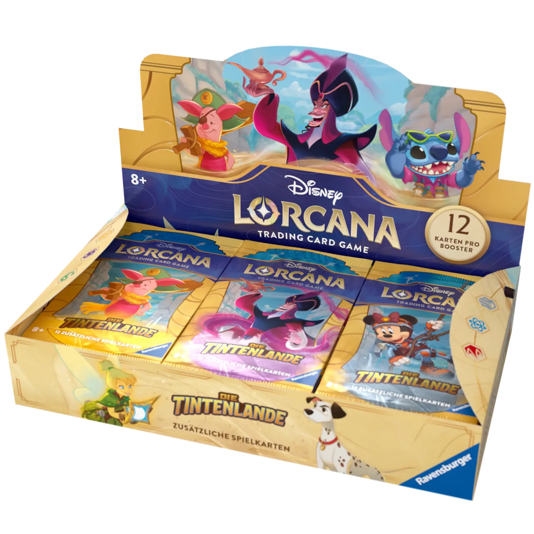 Disney Lorcana: Die Tintenlande - Booster Display (24 Booster) (DE) - Ravensburger - Card Games