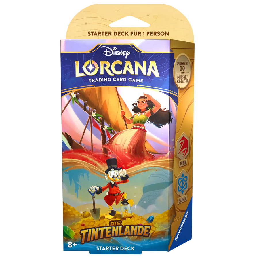 Disney Lorcana: Die Tintenlande - Saphir/Rubin - Starter Deck (DE) - Ravensburger - Card Games