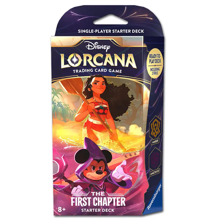 Disney Lorcana: First Chapter - Moana/Mickey Mouse - Starter Deck (EN) - Ravensburger - Card Games