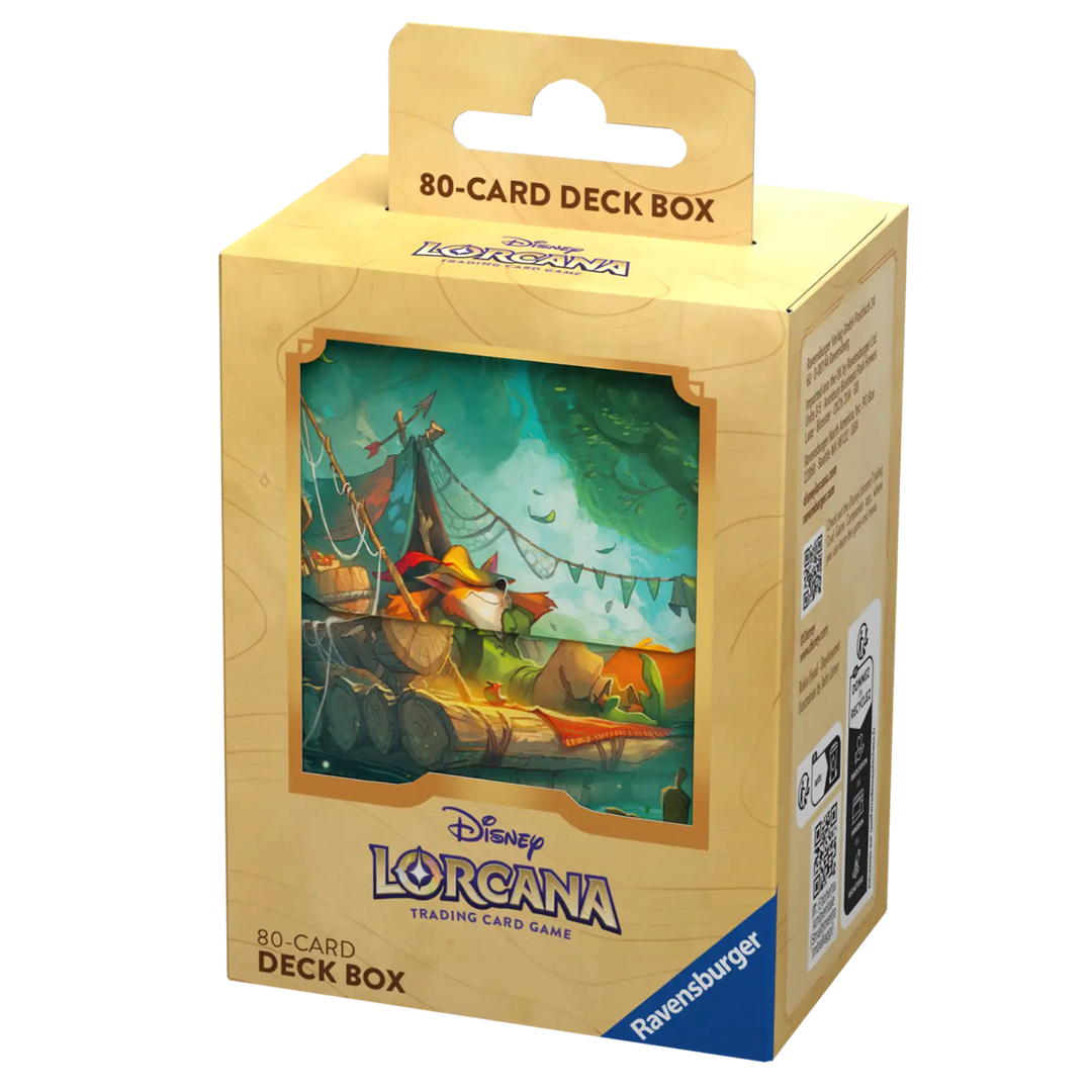 Disney Lorcana: Into the Inklands - Deck Box - Robin Hood - Ravensburger - Card Games