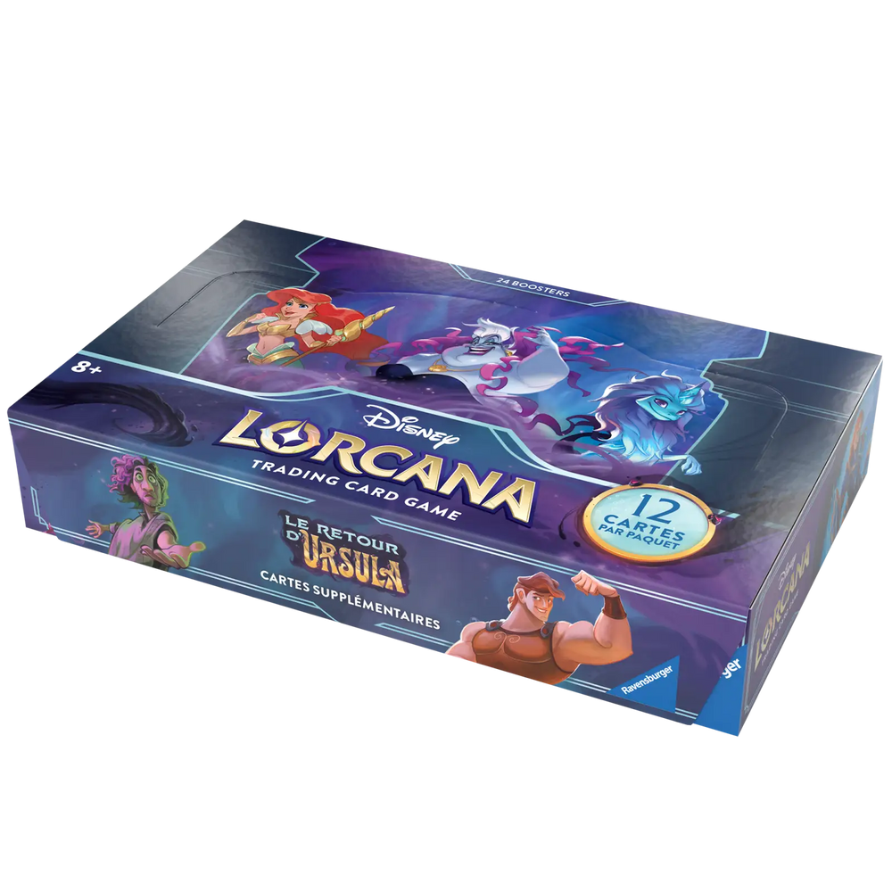 Disney Lorcana: Le Retour d’Ursula - Booster Display (24 Booster) (FR) - Ravensburger - Card Games