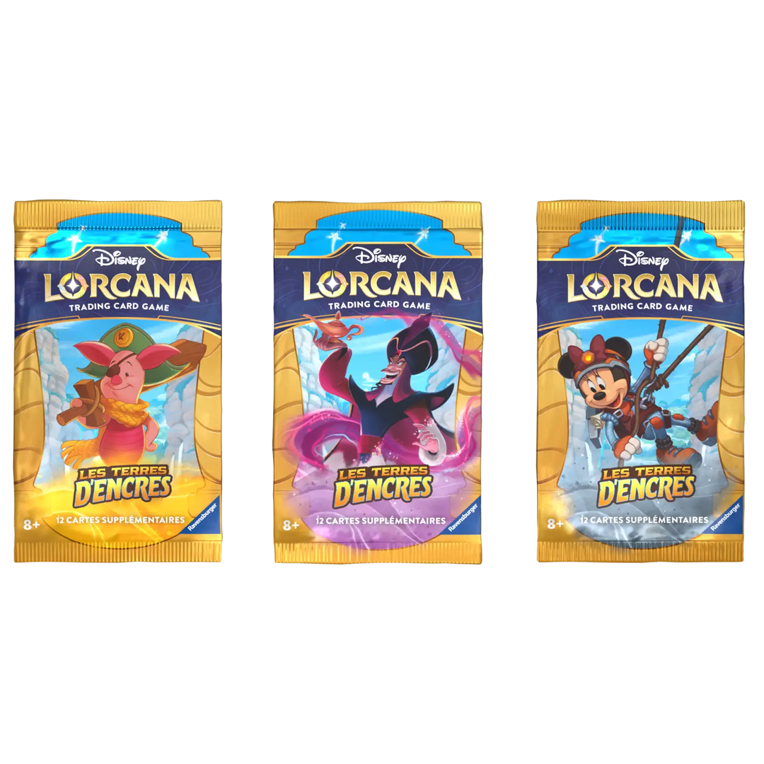 Disney Lorcana: Les Terres Dencres - Booster Display (24 Booster) (FR) - Ravensburger - Card Games