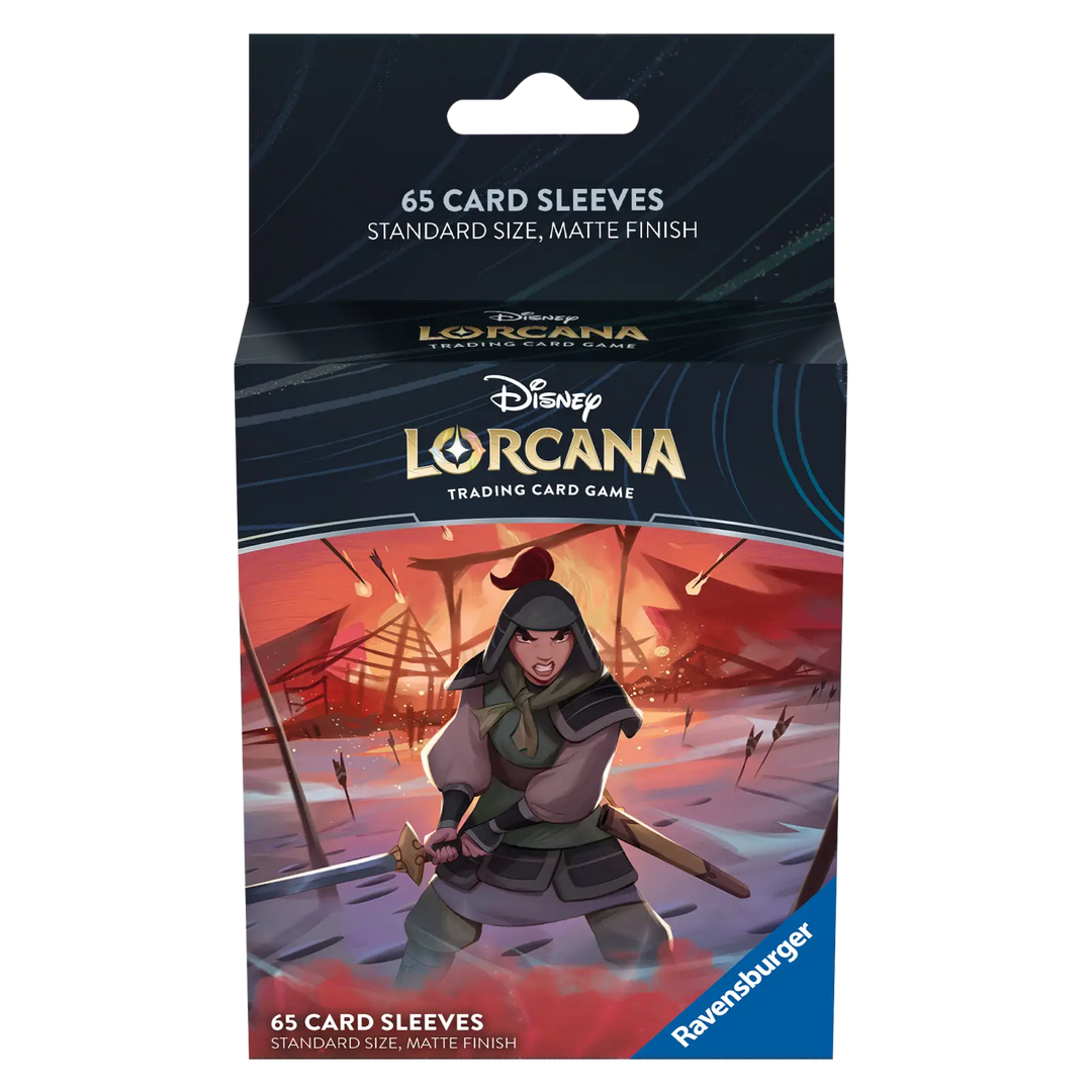 Disney Lorcana: Rise of the Floodborn - Card Sleeves - Mulan (65) - Ravensburger - Card Games