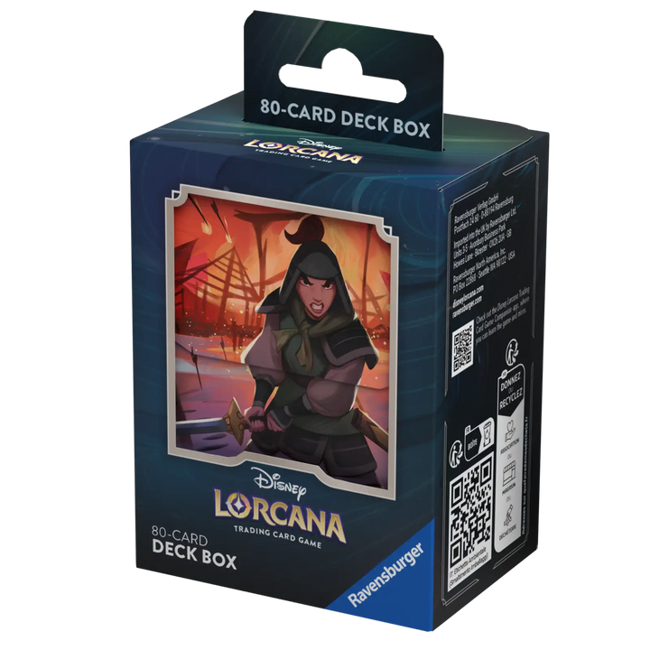 Disney Lorcana: Rise of the Floodborn - Deck Box - Mulan - Ravensburger - Card Games