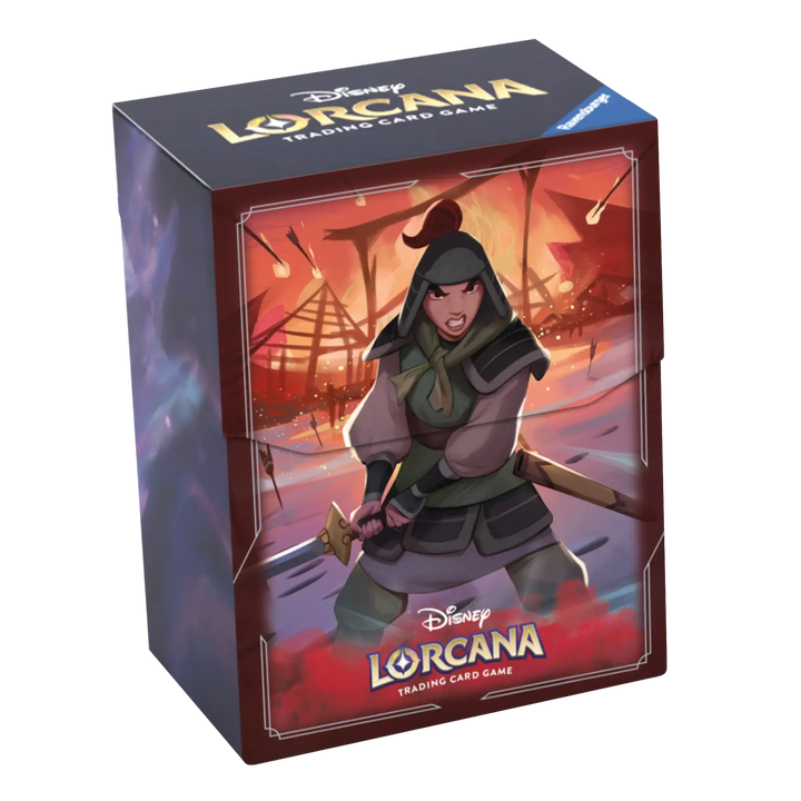 Disney Lorcana: Rise of the Floodborn - Deck Box - Mulan - Ravensburger - Card Games