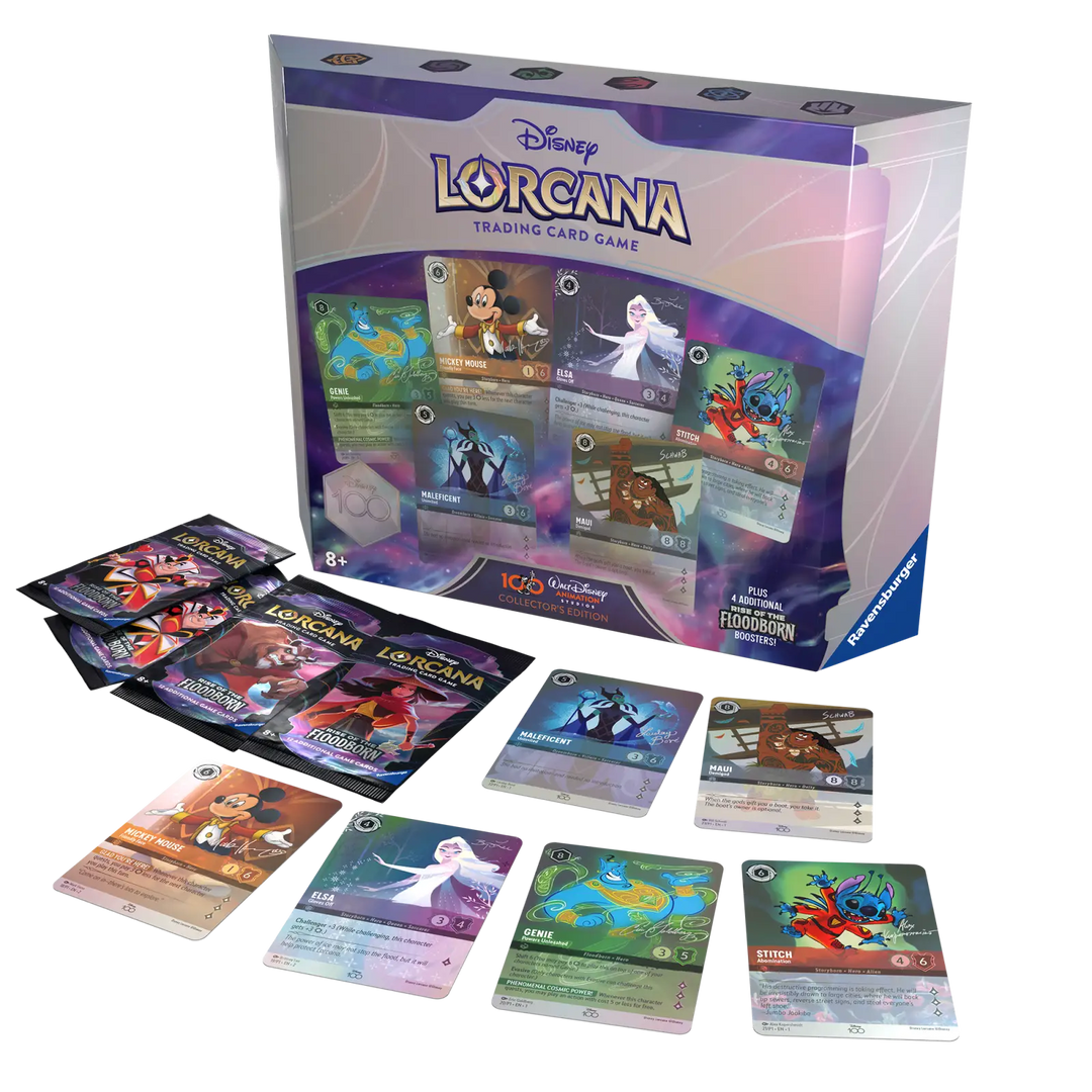 Disney Lorcana: Rise of the Floodborn - Disney100 Collectors Edition Gift Set (EN) - Ravensburger - Card Games