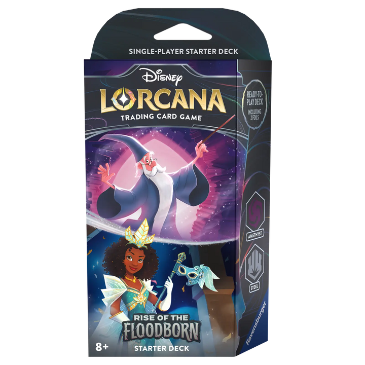 Disney Lorcana: Rise of the Floodborn - Merlin/Tiana - Starter Deck (EN) - Ravensburger - Card Games