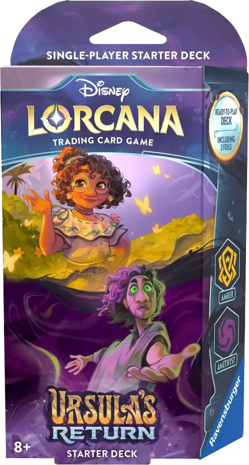 Disney Lorcana: Ursula’s Return - Amber/Amethyst - Starter Deck (EN) - Ravensburger - Card Games