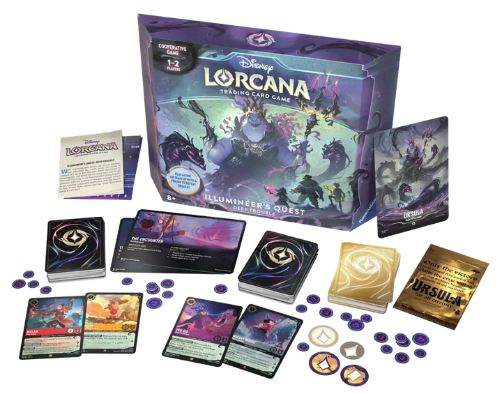 Disney Lorcana: Ursula’s Return - Illumineer’s Quest: Deep Trouble (EN) - Ravensburger - Card Games