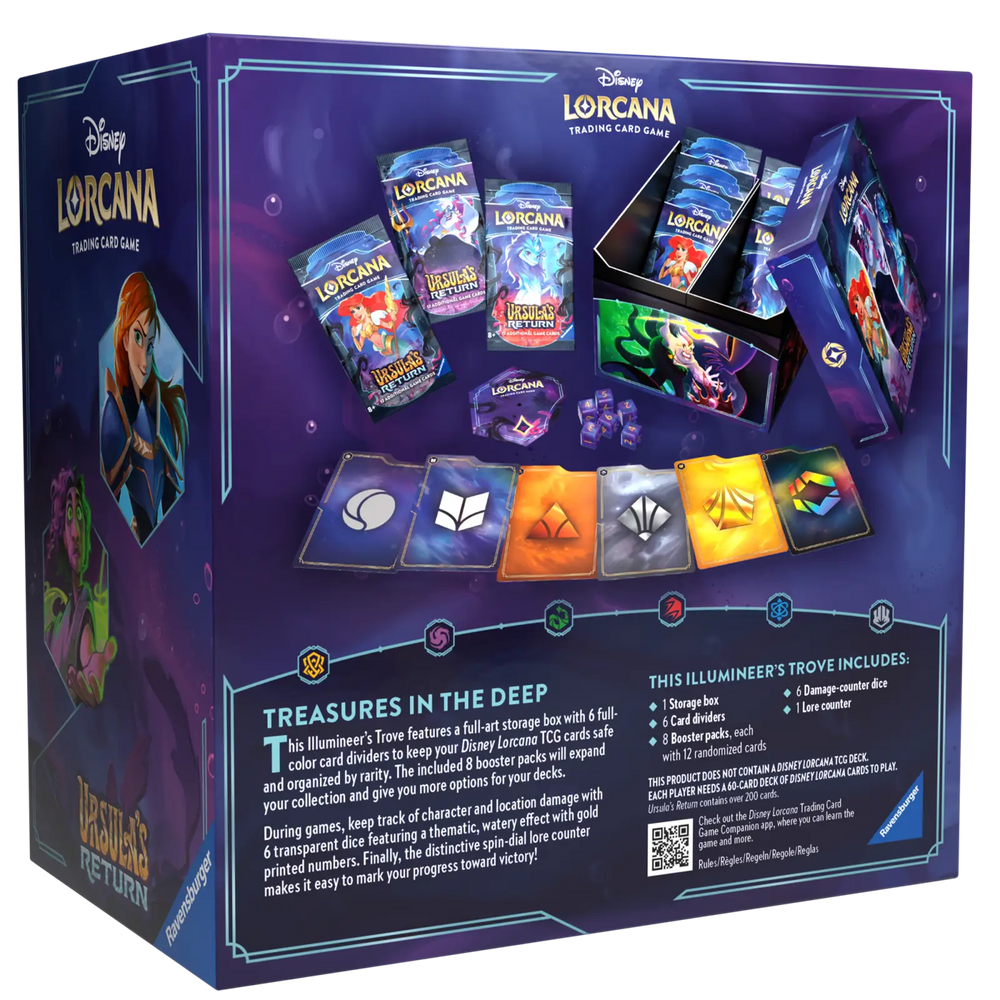 Disney Lorcana: Ursula’s Return - Illumineers Trove (EN) - Ravensburger - Card Games