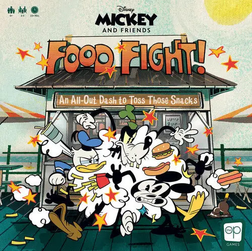 Disney Mickey and Friends: Food Fight (EN) - USAopoly - Board Games